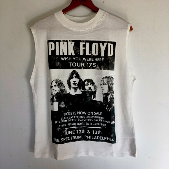 Pink Floyd Wish You Were Here Tee 1975 Tour Tank Top - Picture 2 of 5